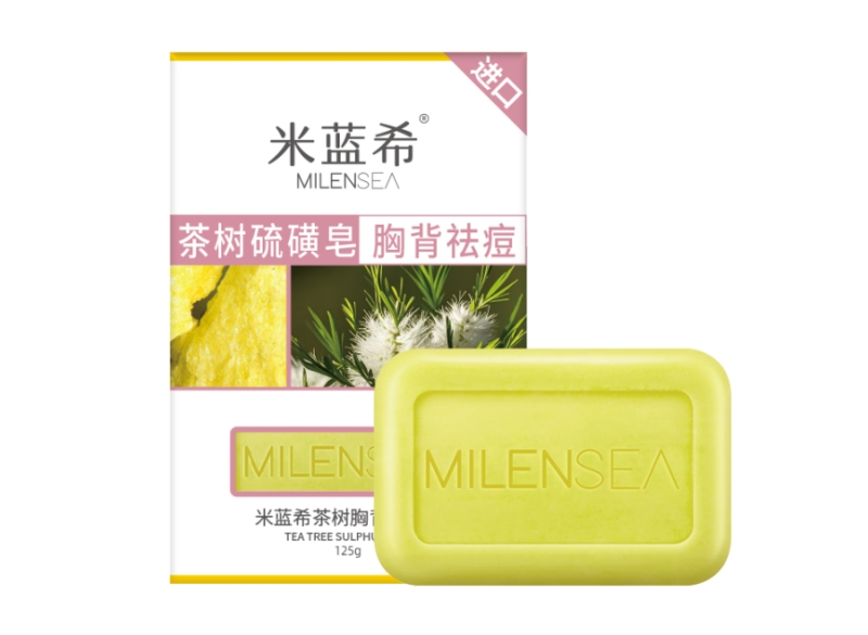 米蓝希茶树胸背硫磺皂